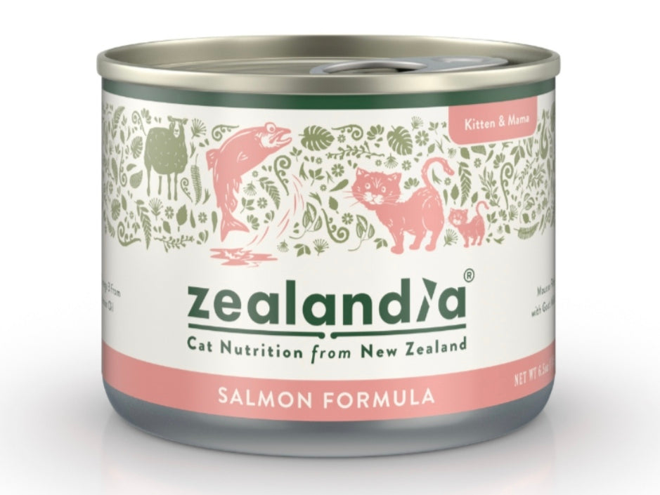 ZEALANDIA幼猫罐头(三文鱼185gX24)