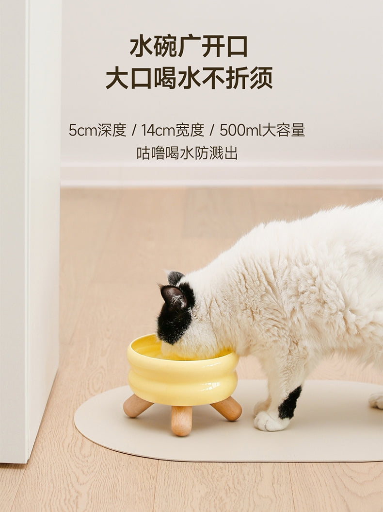 CUDDLE MY PET 米灰色餐垫