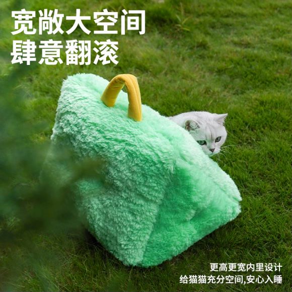 CUDDLE MY PET绿牙牙宠物床